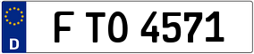 Truck License Plate